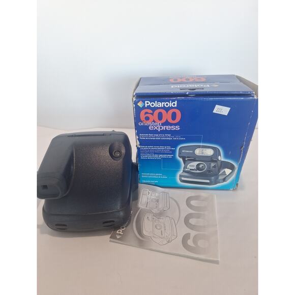 Polaroid OneStep Express 600 Instant Camera Mint in Box- Tested, Like New! - Picture 4 of 6